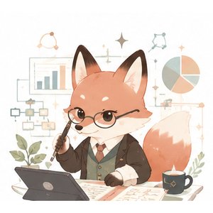 ロジカルキツネ（論理数学的知能タイプ）